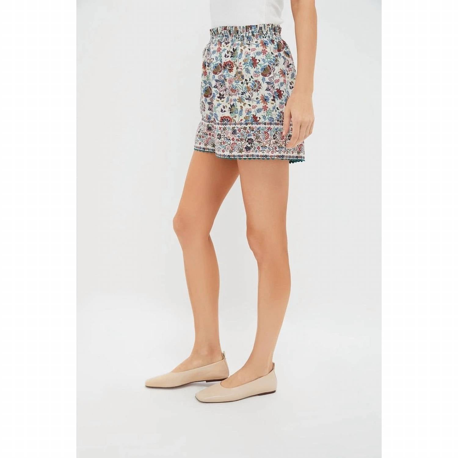Pomander Place - Chintz Nova Floral Cotton Shorts