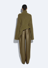 Lapointe - Stretch Faux Leather Tapered Trouser