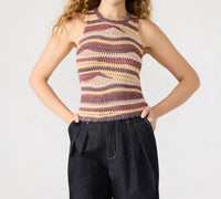 STEVE MADDEN Hannah Tank Top in rust - women's tank top