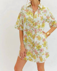 Entro - Denim Mini Shirt Dress