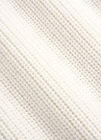 SUITSUPPLY Ribbed Merino Wool Turtleneck Sweater - Plus in off white - men's sweater - view 8
