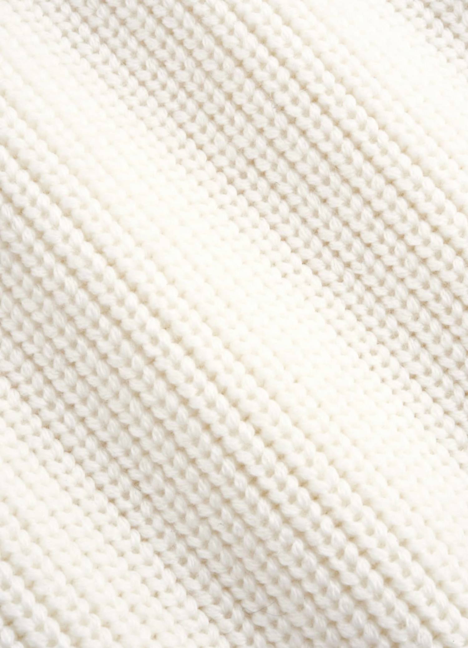 SUITSUPPLY Ribbed Merino Wool Turtleneck Sweater - Plus in off white - men's sweater - view 8