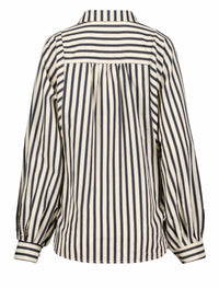 bishop + young Aly Dolman Sleeve Striped Top in navy stripe - women's shirt - view 4