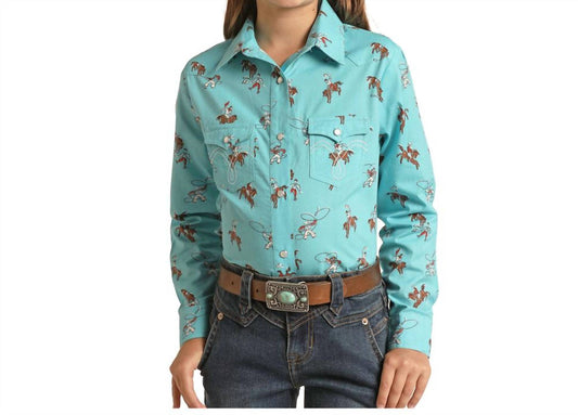 Panhandle - Girls' Long Sleeve Snap Shirt