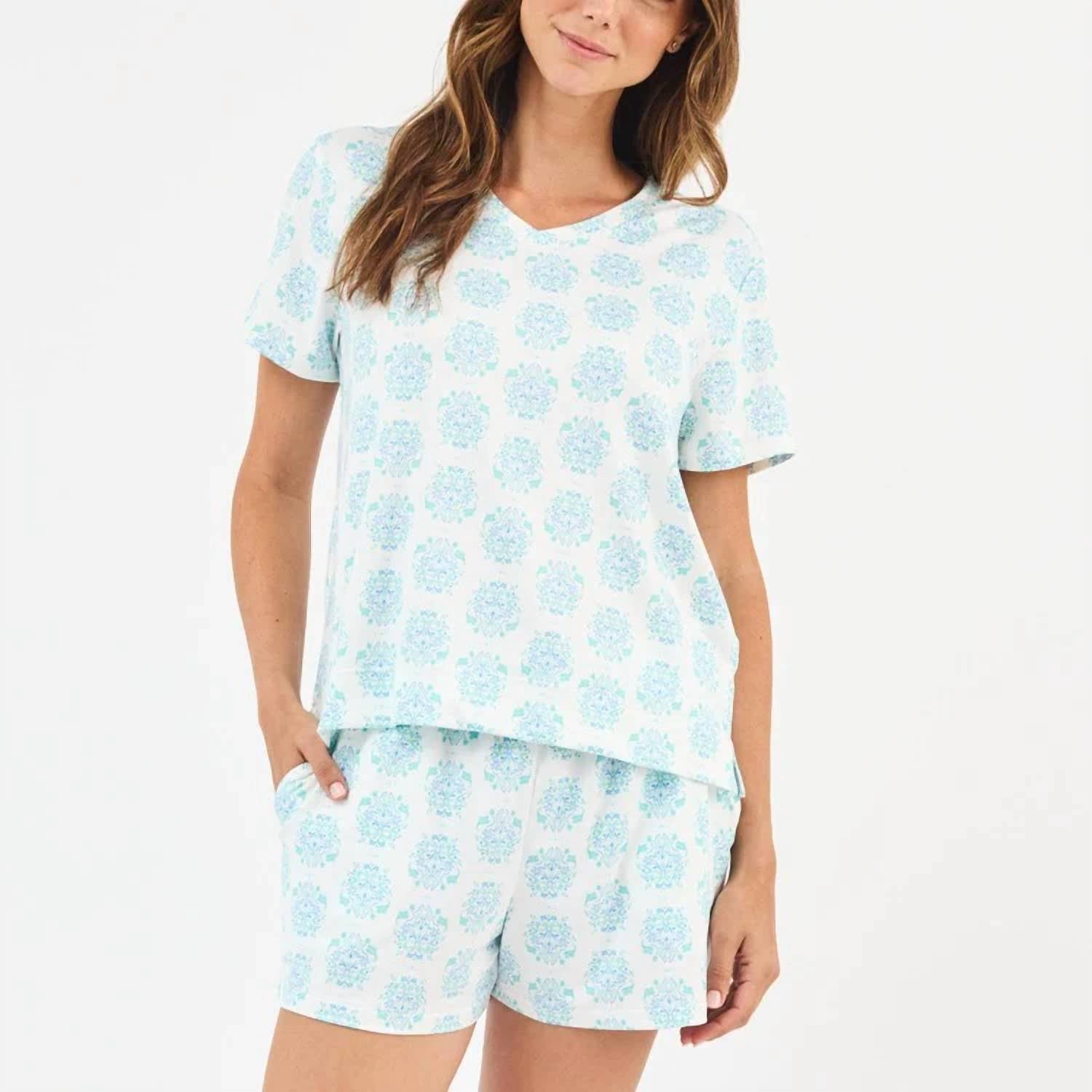 Mary Square - Meadow Dreams Pajama Shorts Set
