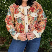Anniewear - Woven Florals Jacket