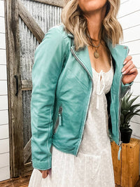 Mauritius - Louzia Straight Zip Moto Jacket
