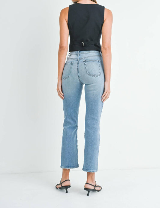 Just Black Denim - High Rise Soft Stretchy Straight Jeans