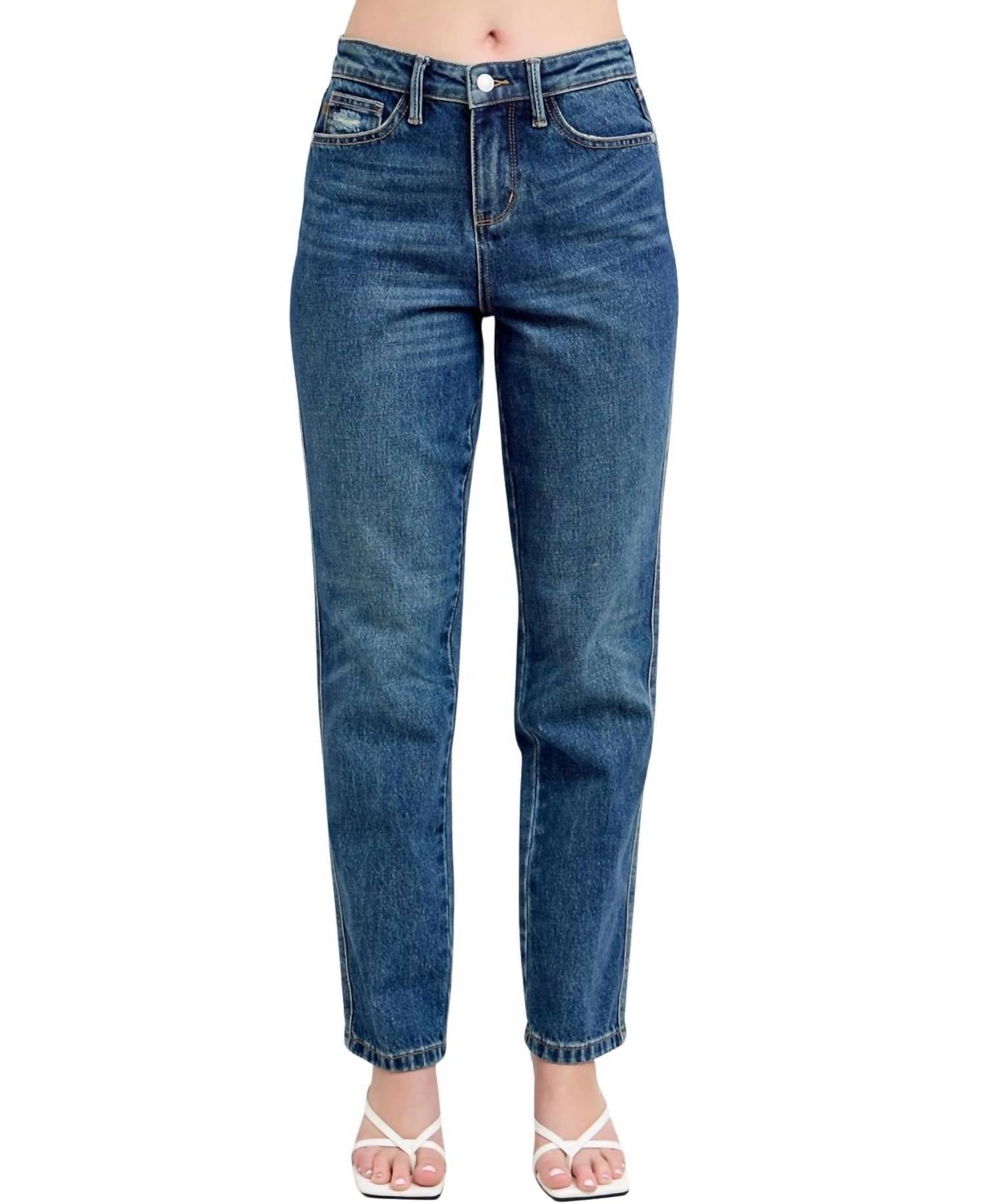Judy Blue - High Waist Rigid Magic Non-destroy Straight Jeans