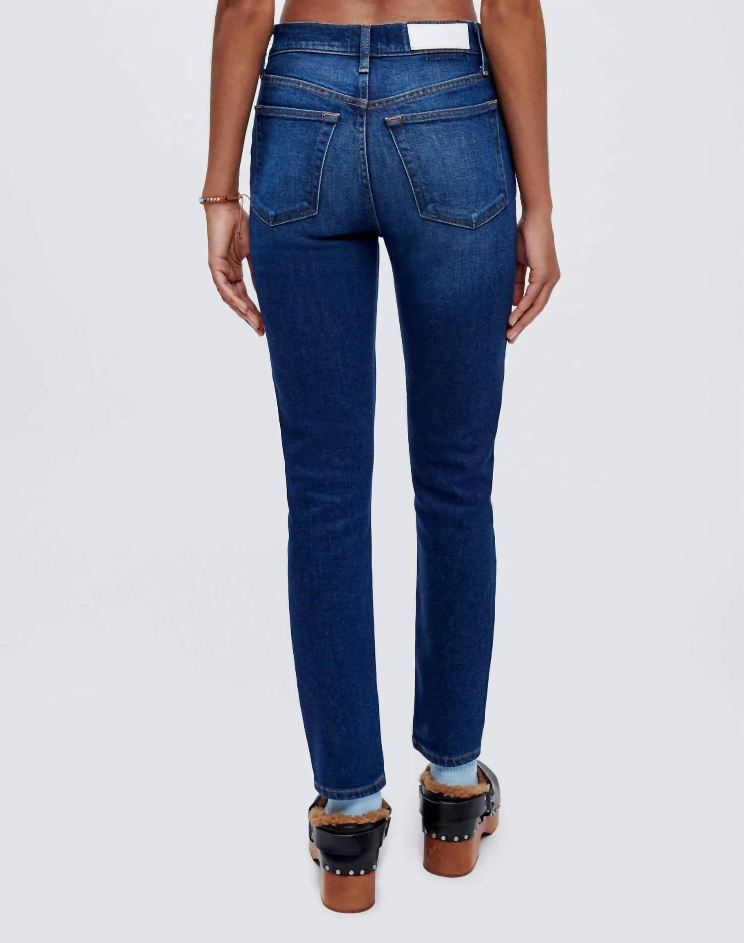 Re/Done - Comfort Stretch High Rise Ankle Crop Jean