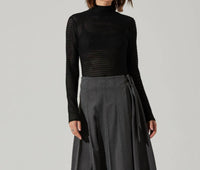 Astr - Lida Open Knit Top