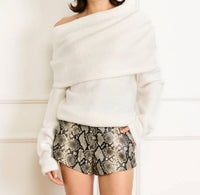 Line And Dot - Senora Off The Shoulder Sweater