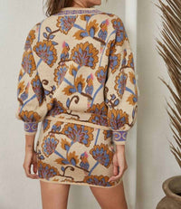 Fate - Patterned Jacquard Knit Set