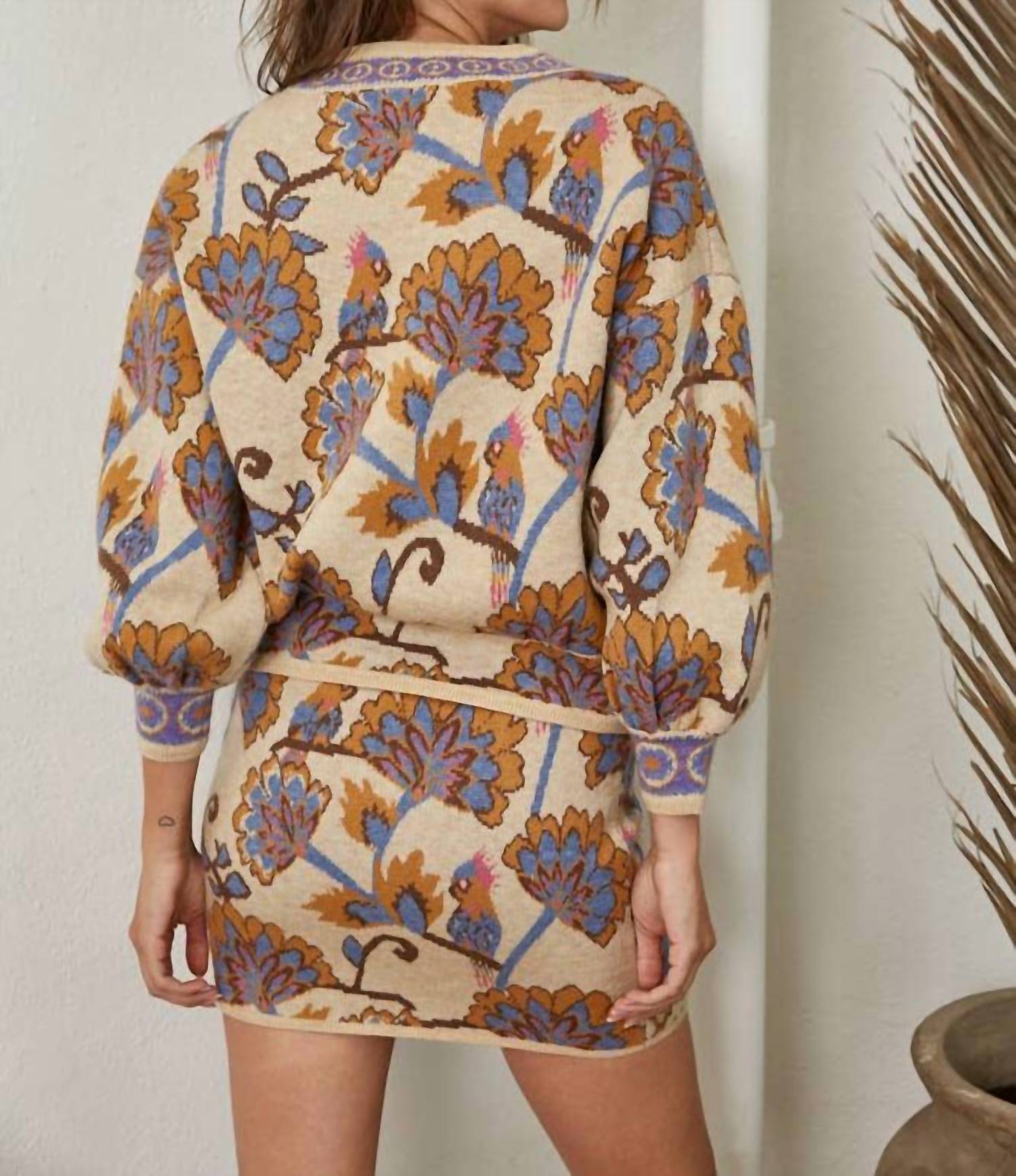 Fate - Patterned Jacquard Knit Set