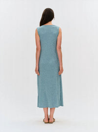 Six/Fifty - Sutton Ribbed Button Midi Dress