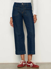 Sanctuary Marine Wide Leg Jeans in magnetic - women's jeans