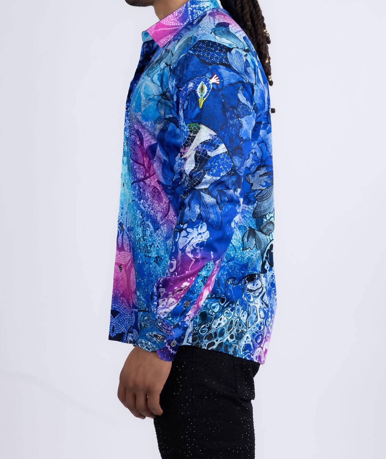 Barabas - Roma Peacock Long Sleeve Shirt