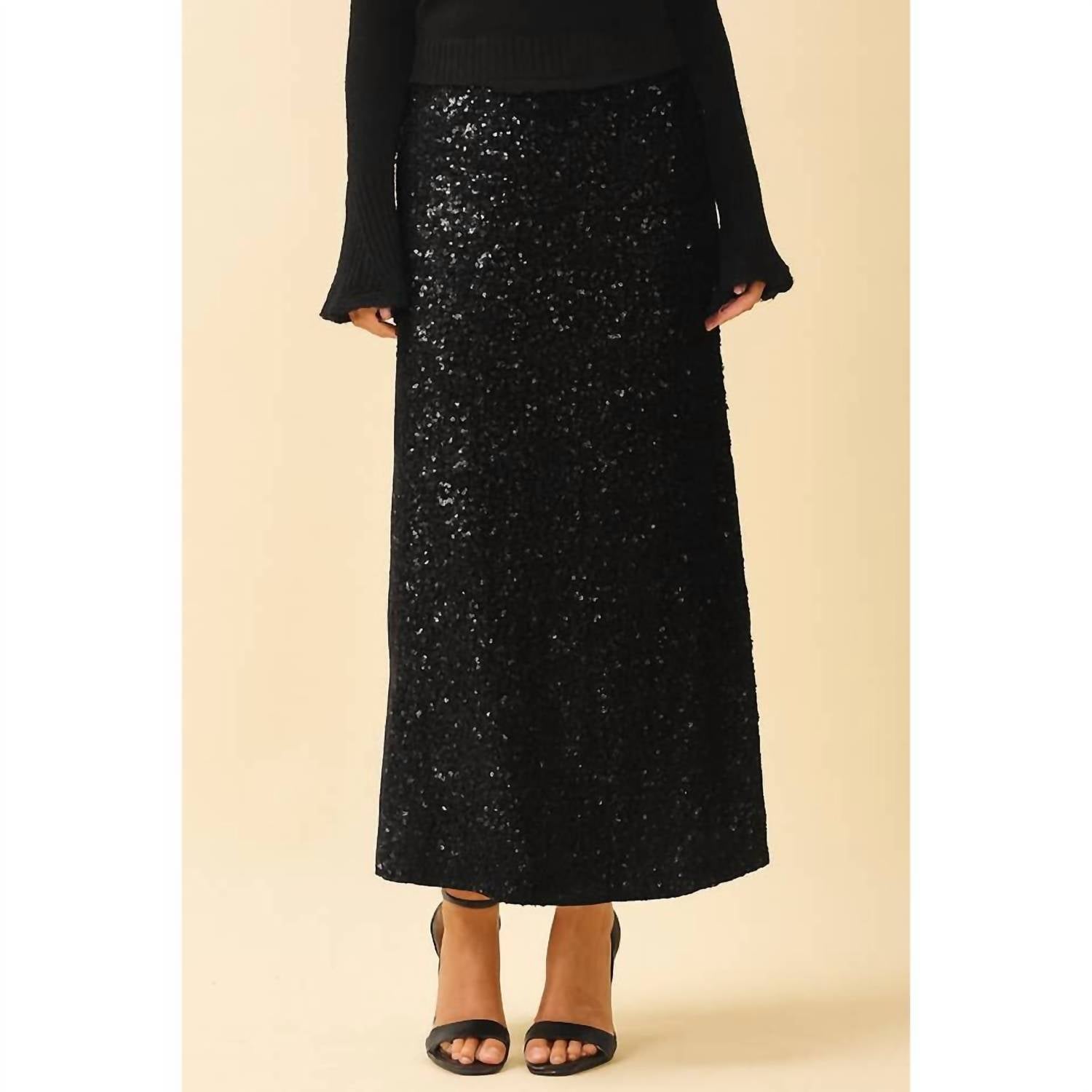 Aemi + Co - Women's Sequin Maxi Skirt