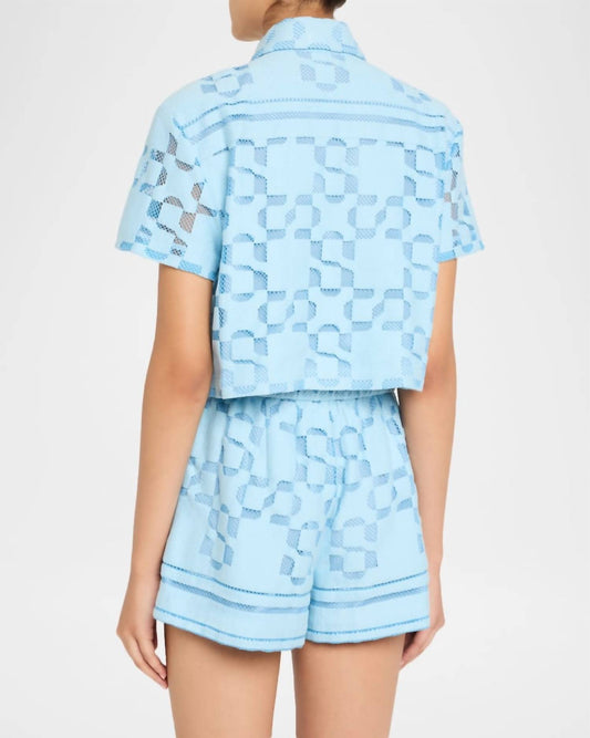 Simkhai - Makaia Cropped Button Down Shirt