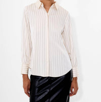 French Connection - Satin Pinstripe Blouse