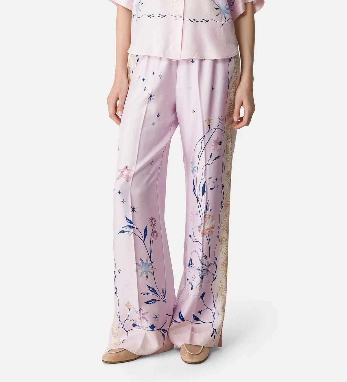 Forte Forte - Deliverance Print Twill Elasticated Pants