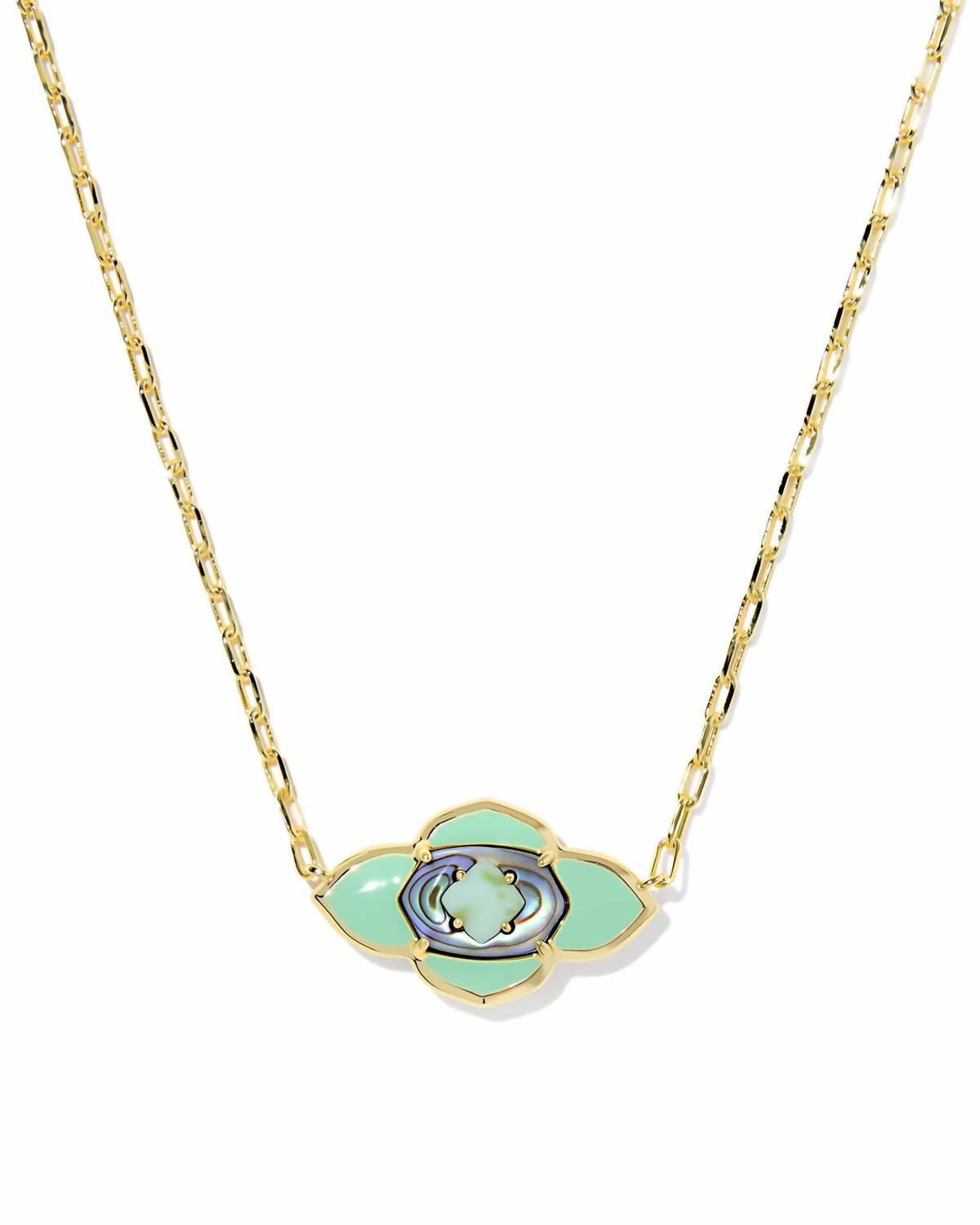 Kendra Scott - Women's Abbie Medallion Short Pendant Necklace