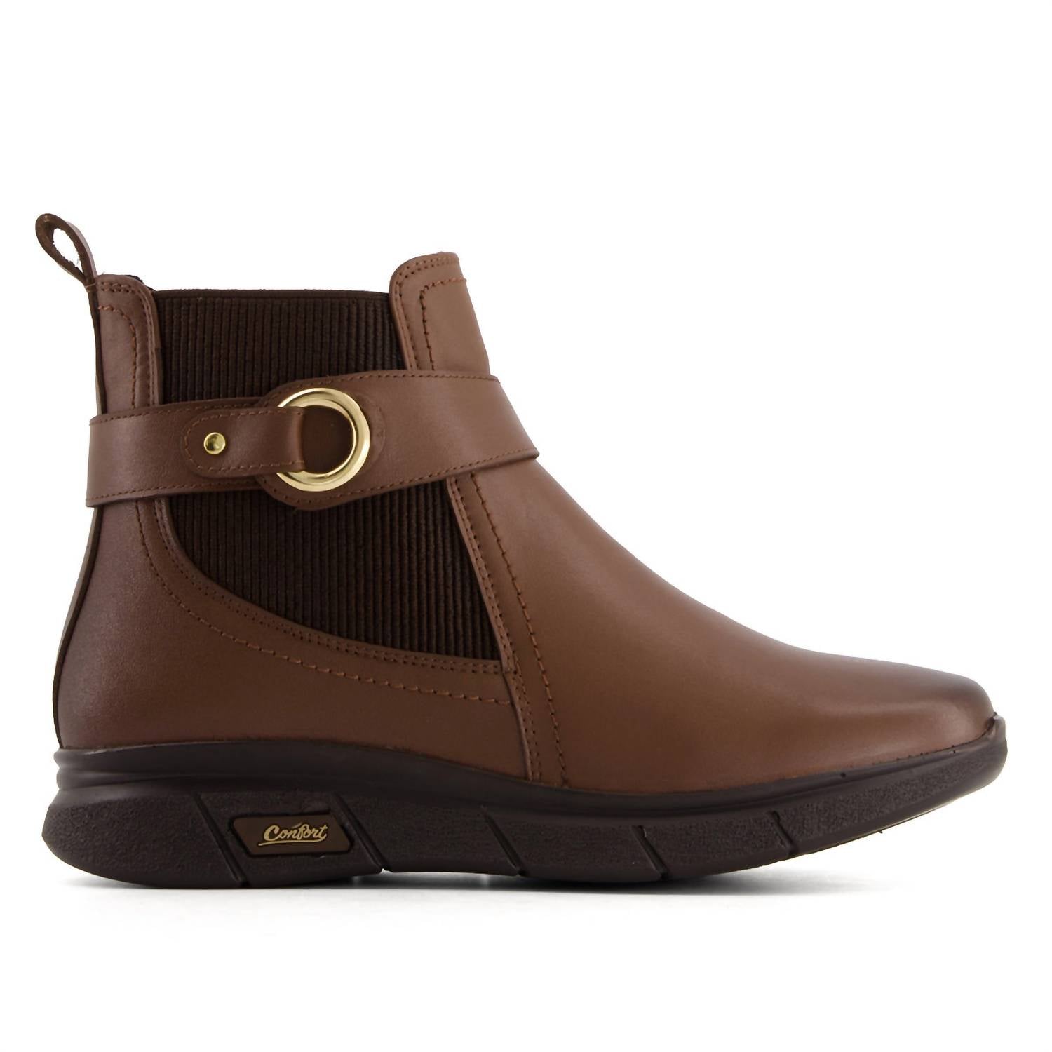 Andrea - Women's Leather Ultra Comfort Booties