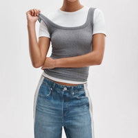 Rag & Bone - Rib U Neck Tank Top