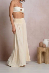Elan - Palazzo Smocked Pants