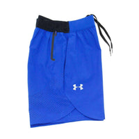 UNDER ARMOUR Men's Stretch Woven Shorts - Plus in royal blue - men's shorts - detail view