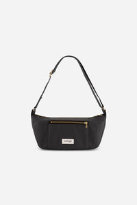Rivedroite Paris Women's Charlot Micro Waxed Canvas Handbag in black - women's bag