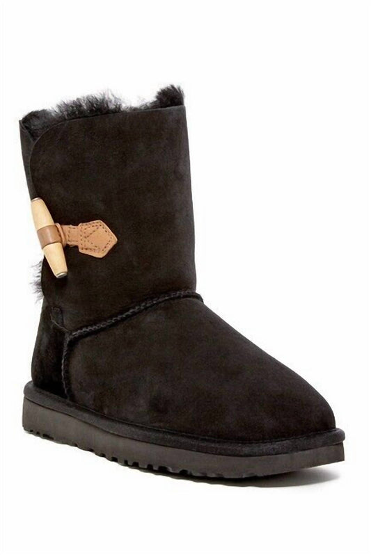 Ugg - Sheepskin Keely Toggle Ankle Boots Fur Lined