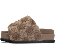 Roam - Women's Fuzzy Checker Stack Slider