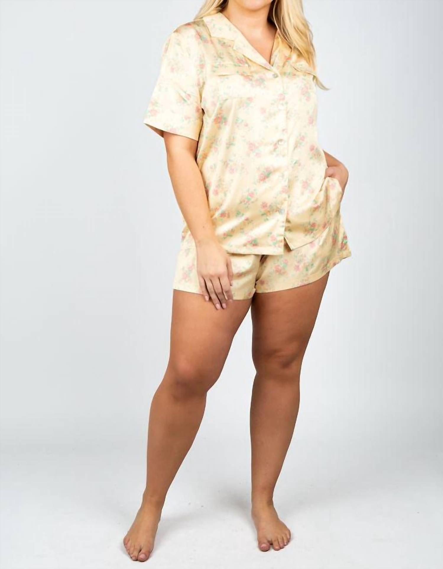 Kilo Brava - Satin Short Pajama Set