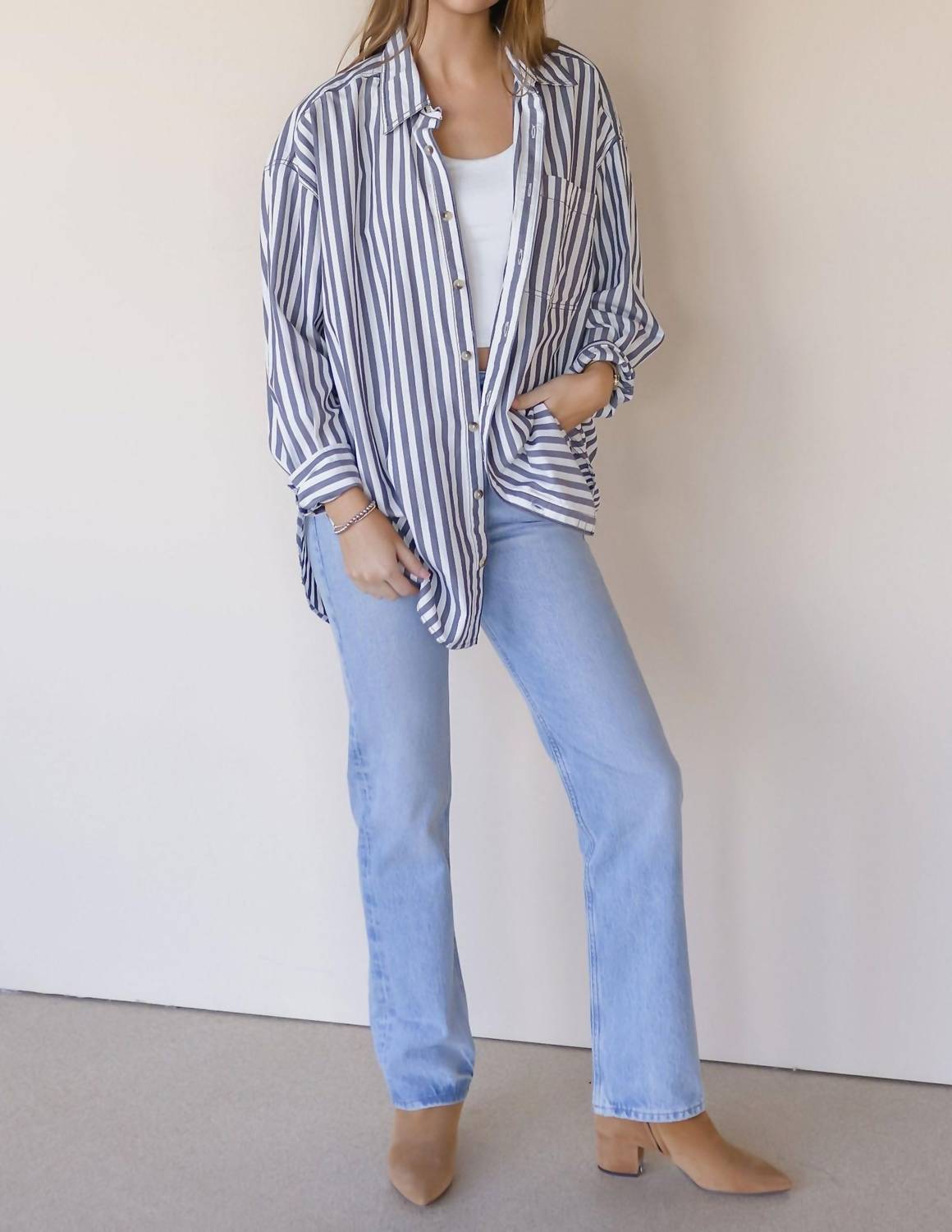 Free People - Freddie Stripe Shirt