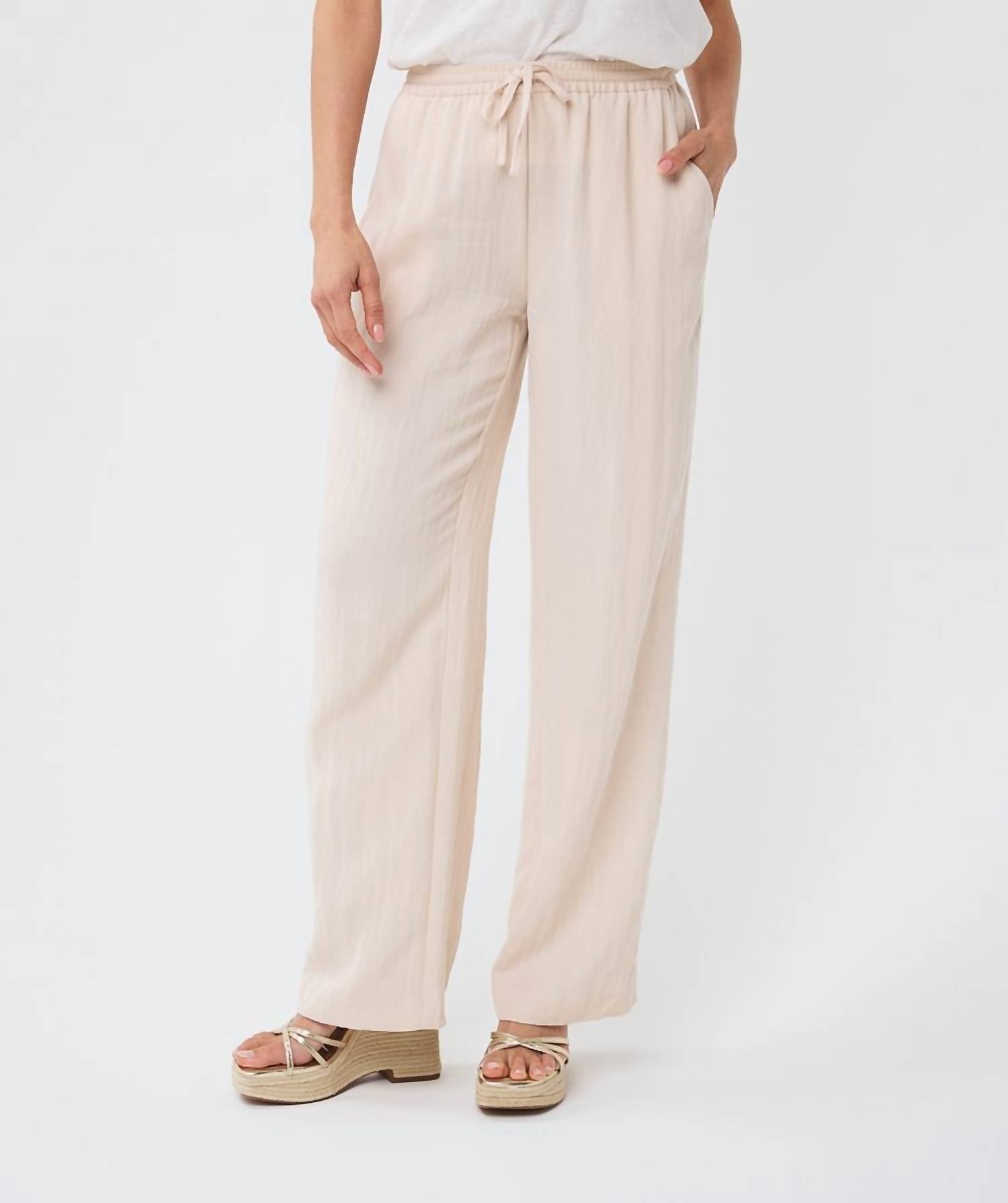 Esqualo - Wide Crush Trouser Pants