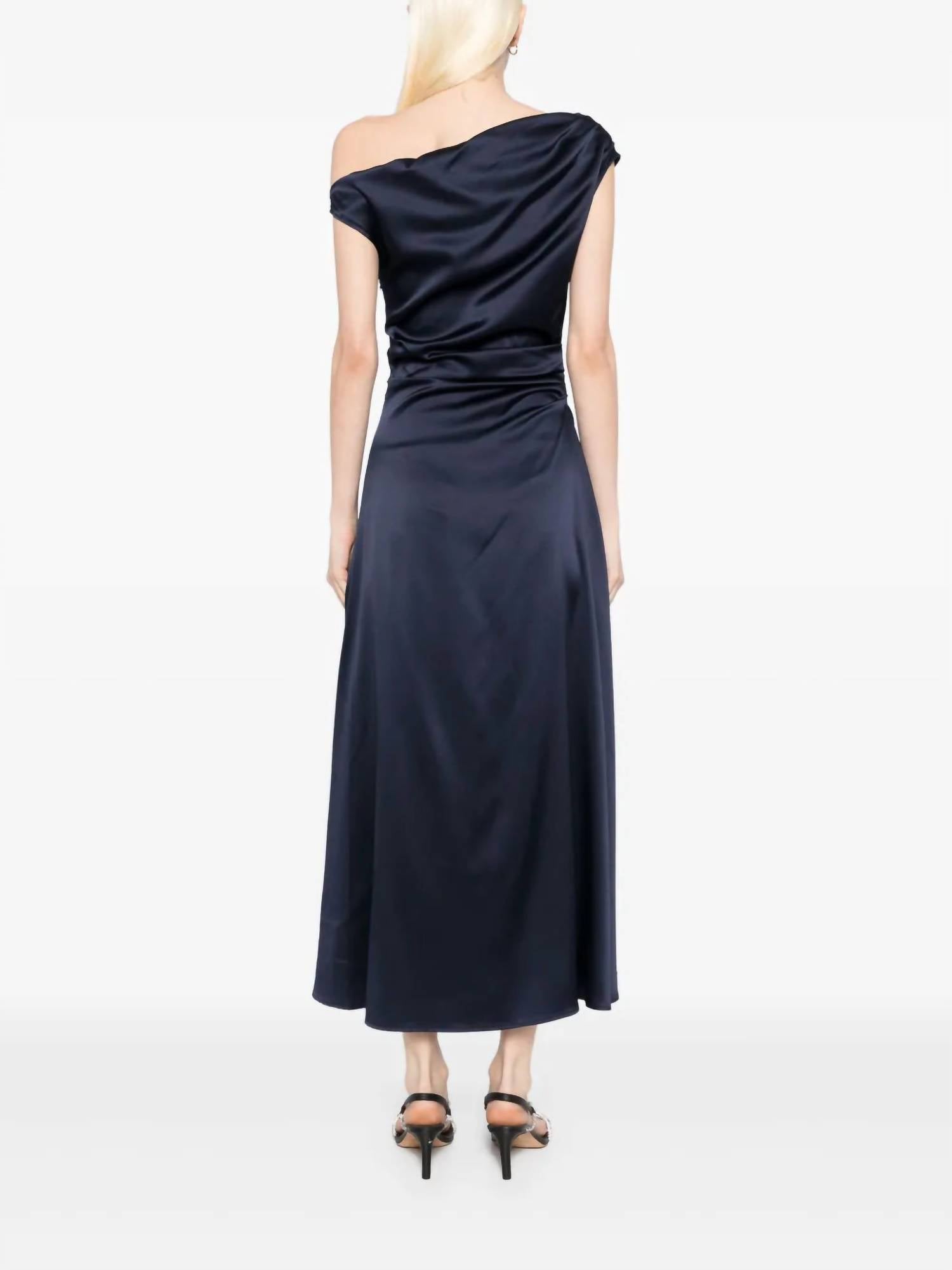 Staud - Phare Silk Off-the-shoulder Dress