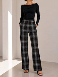 Pier Antonio Gaspari - High-Rise Relaxed Pants