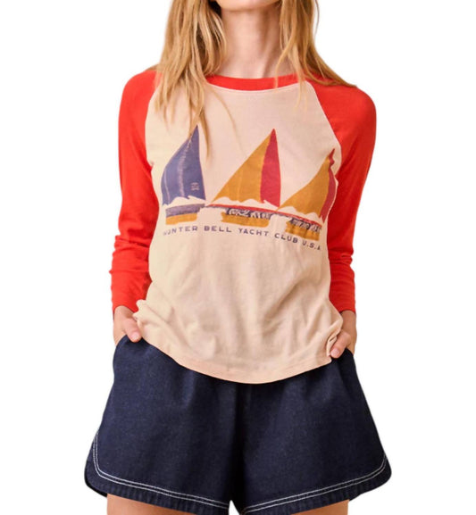 Hunter Bell - Yacht Club Raglan Tee