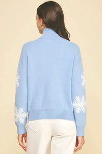 Pinch - Snowfall Mock Neck Sweater