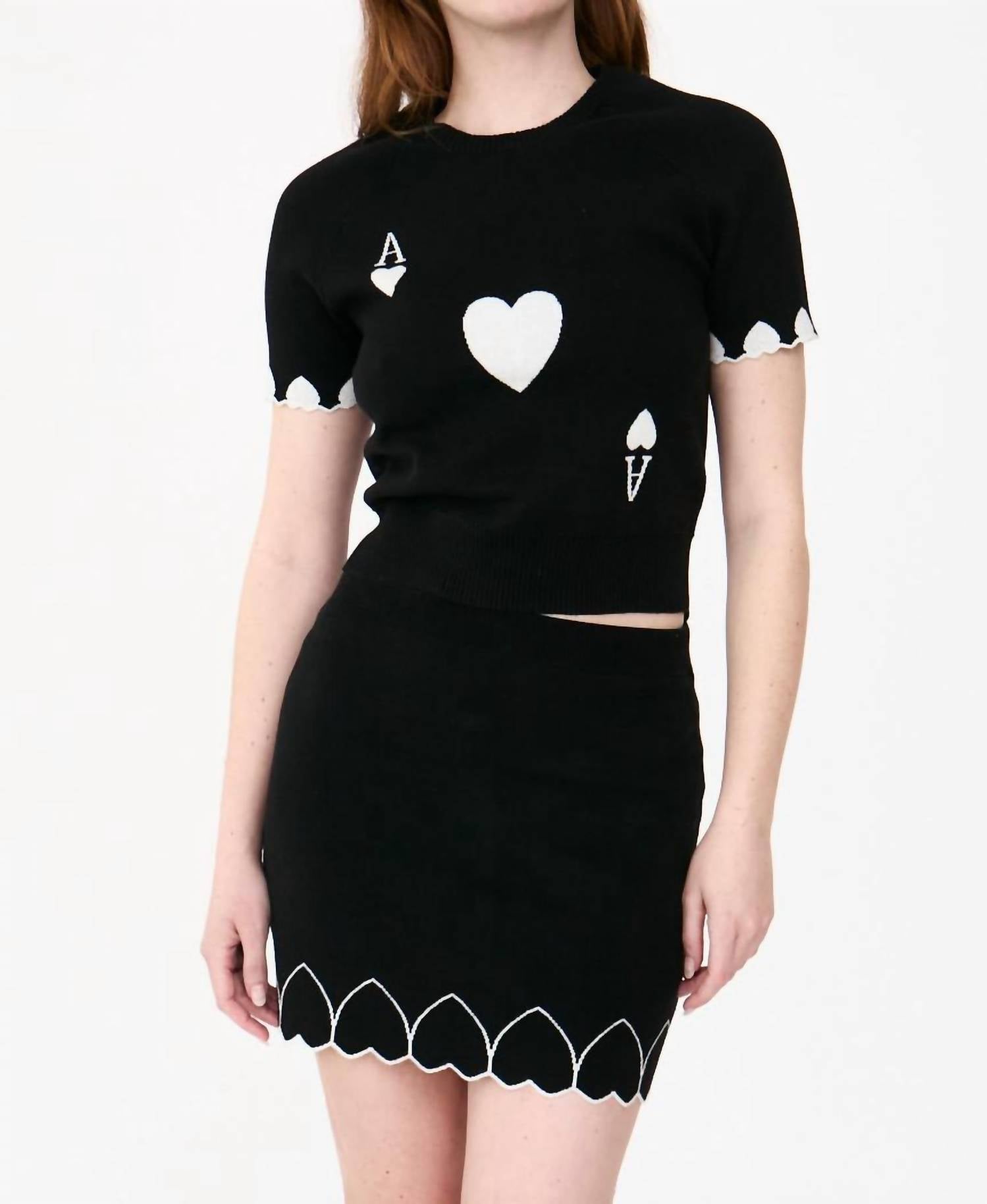 Rachel Antonoff - Ace Of Hearts Skirt
