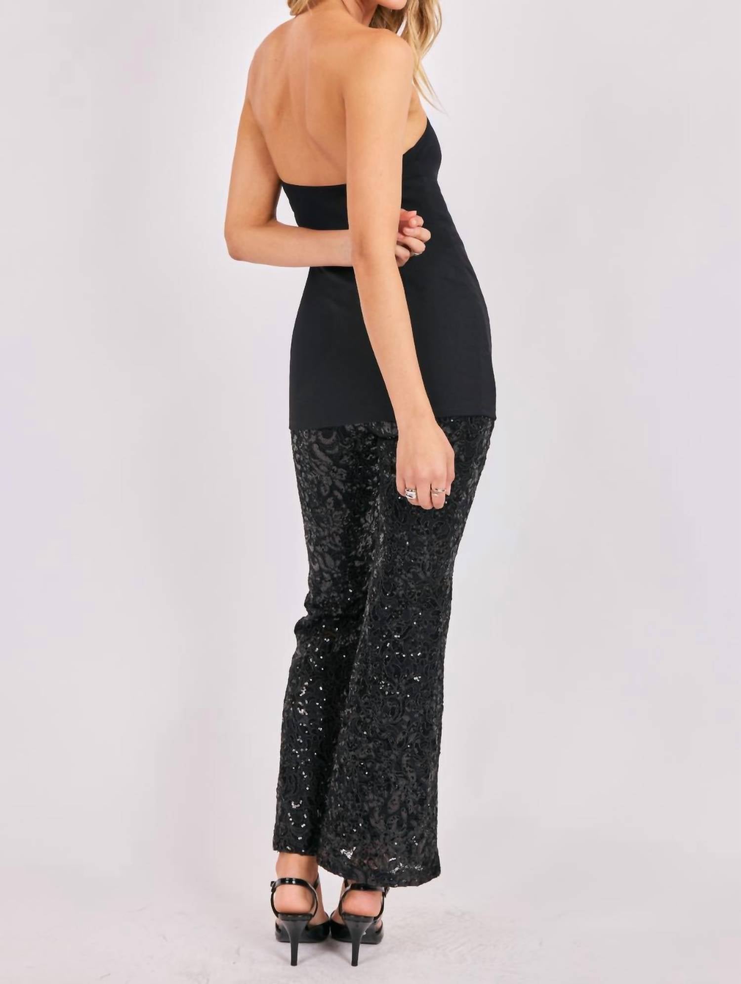 Sadie & Sage - Women's Stardom Sequin Jumpsuit