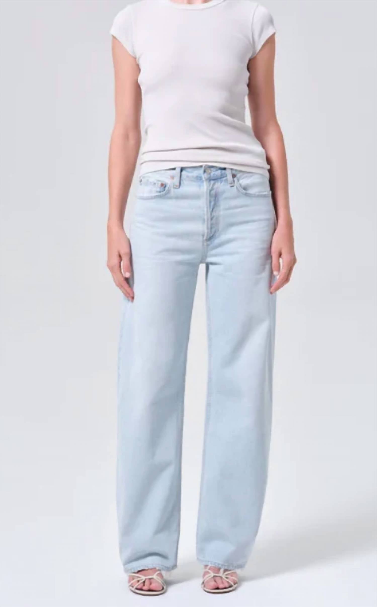 Agolde - Arc Jean 32" Wide Leg Jeans