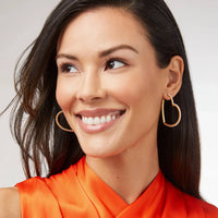 Julie Vos - Women's Esme Heart Pearl Hoop Earrings