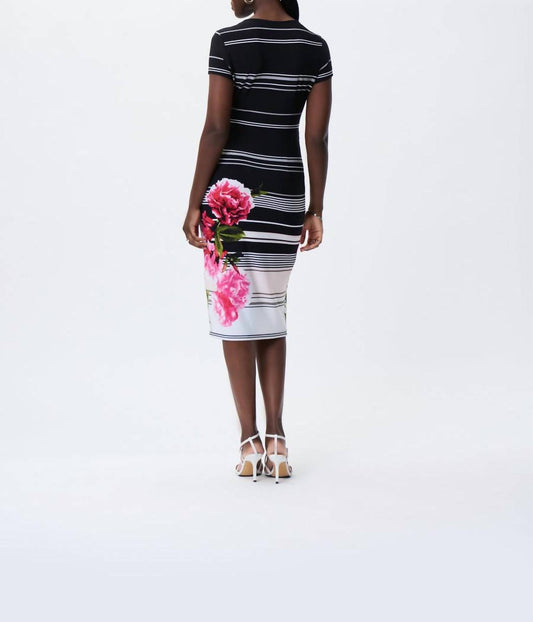 Joseph Ribkoff - Floral Bandeau Dress