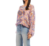 Karen Kane - Pia Paisley Blouson Top
