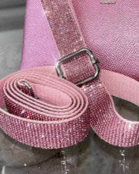 Mimi Wholesale - Women's Rhinestone Adjustable Crossbody Strap