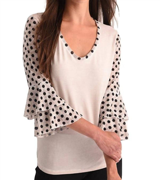 Polkadot Sleeve Top