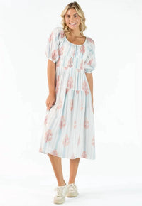 Simply Southern - Floral Puff Dress
