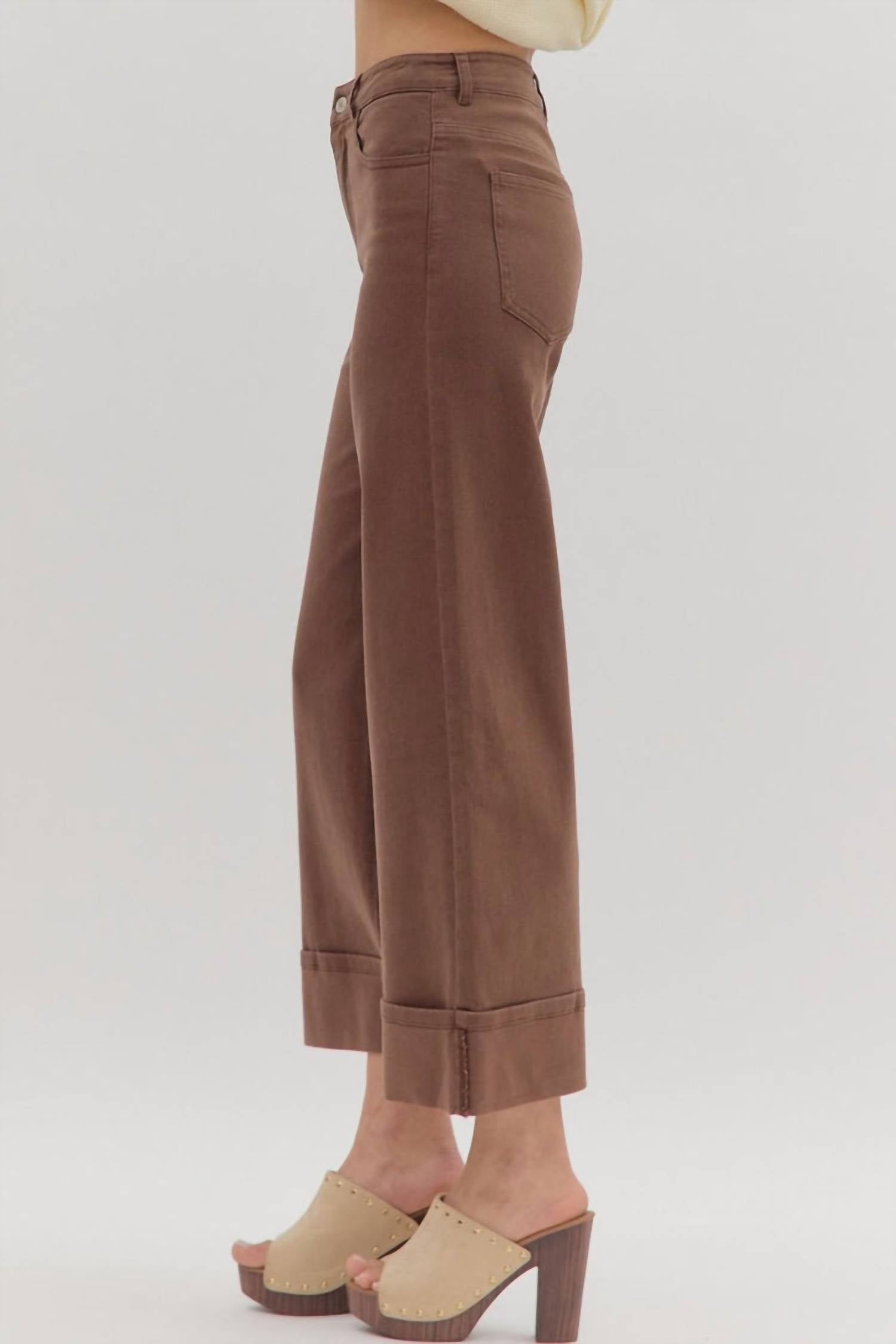 Entro - Sawyer Mid Rise Ankle Pants
